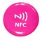 ISO 14443A Suya Dayanıklı Kristal NFC Rfid Etiketi NFC213/215/216 Çip